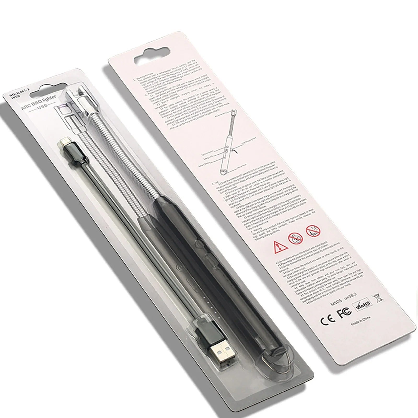 360° Outdoor Kitchen Lighter Usb Rechargeable Portable Electronic Arc Lighter